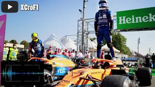Daniel Ricciardo TEAM RADIO after a win in Monza 2021