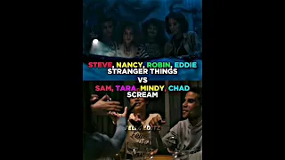 Stranger Things vs Scream #scream #strangerthings #steveharrington #nancywheeler #eddiemunson#shorts