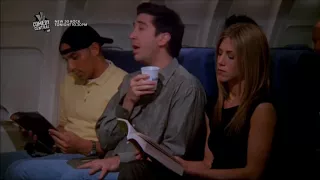 Friends- HD   Ross and Rachel on the Plane