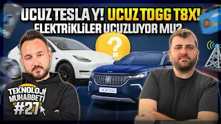 Ucuz Tesla Y, ucuz Togg T8X! Elektrikli araçlar ucuzluyor mu? Teknoloji Muhabbeti #27