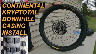 Continental Kryptotal Downhill Casing Tire Installation