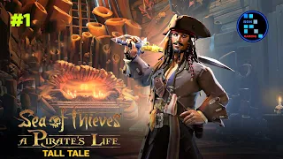 We Found A Cave In Dark Island On Pirate's Life Tall Tale PART 1 | Sea Of Thieves