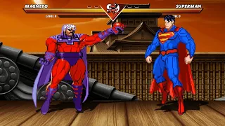 Magneto vs Superman  -High Level Awesome  Fight!