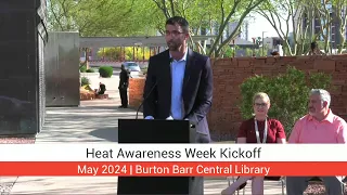 Phoenix Hosts Heat Awareness Week Media Event
