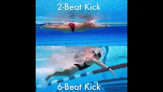 2 Beat Vs. 6 Beat Kick? What is better for #swimmers?