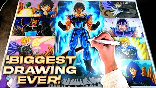 CRAZY! I NEVER DREW THIS BIG BEFORE!! | Commission #134