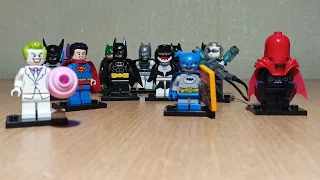 моя коллекция минифигурок DC lego и не только