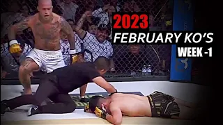 MMA & Boxing Knockouts I February 2023 Week 1