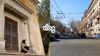 vlog in Italian: facciamo una passeggiata insieme a Villa Torlonia e a Porta Pia (sub)