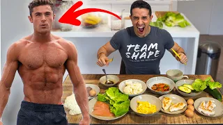 I eat like Zac Efron for a day !