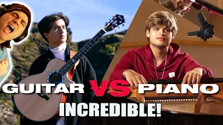 Marcin Patrzalek Guitar Reaction - Piano Battle - Musician Reacts to Instrumental Music