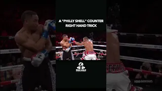 A “Philly Shell” Counter Right Hand Trick - #boxing #boxingtraining #boxingworkout #training #reels