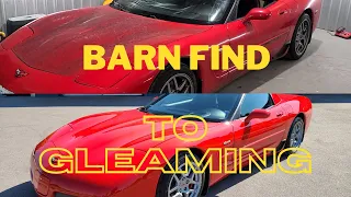 Detailing a Barn Find C5 Z06 Corvette!