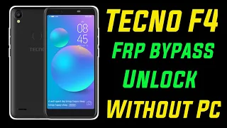 Tecno F4 Frp Bypass | Simple And Easy Method | Tecno F4 Gmail Account Bypass | Without Pc
