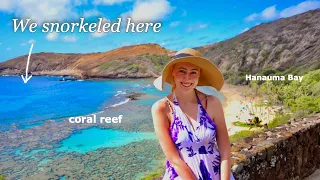 Snorkeling In Hawaii (swimming with sea turtles) | Hanauma Bay