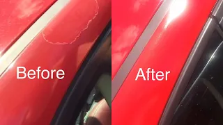 How to repair clear coat peel