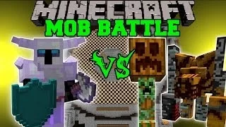 Minecraft: PUMPKIN BEASTS VS KNIGHT - Minecraft Mod Battle - Mob Battles - Mods