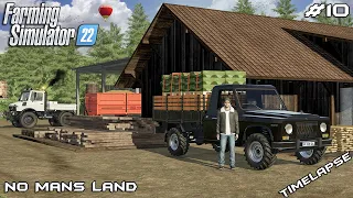 Building PALLET PRODUCTION with @kedex | No Mans Land - SURVIVAL | Farming Simulator 22 | Episode 10