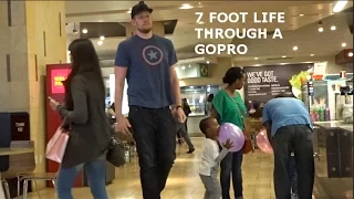 THE LIFE OF A 7 FOOT GUY (through a gopro) | 7footvlogs