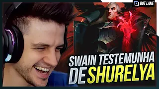 SWAIN DE SHURELYA provando que o item é INCRÍVEL! 🦇🐦‍