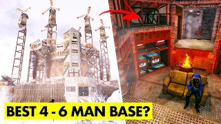 THE MINI TUNDRA - Best 4-6 Man Base In RUST? | Open Core + Wide Gap | Rust Building Tutorial 2023