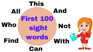 Mastering First 100 Sight Words | Practice Reading Basic English #sight words