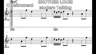 BROTHER LOUIE Modern Talking - C Instrument