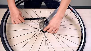 How to Use BIKEHAND YC-126-5A  Bike Shimano Freewheel Cassette Install Remover with Chain Whip Tool