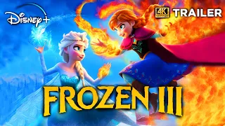 FROZEN 3 (2024) ANNA Y SUS PODERES DE FUEGO | ELSA Y ANNA PELEA FROZEN 3 Frozen 2 película completa