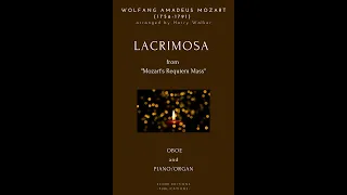 Lacrimosa - Mozart (for Oboe  and Piano/Organ)