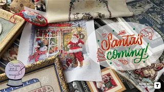 97. САНТИ У ВИШИВЦІ 🎅🏻 ГОТОВІ РОБОТИ & ЗАПАСИ НАБОРІВ 🛍️ ФІНІШ Merejka - The Toy Shop 🎄