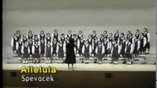 2000년 제39회 충남학생음악경연대회 천안성정중학교 합창 -  Alleluia(Spevacek)