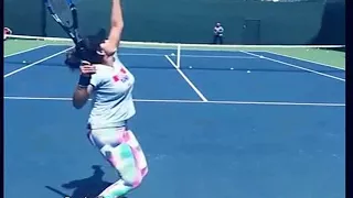 Sania Mirza Serve in Slow Motion