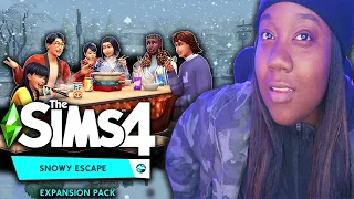 THE SIMS 4 | SNOWY ESCAPE - OFFICIAL GAMEPLAY TRAILER | REACTION ❄️🏂