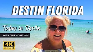 A Day in Destin Florida!  What's it like today? The beach is the star today!