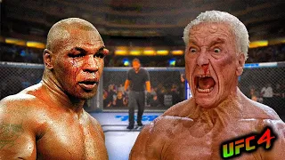 Old Jean-Claude Van Damme vs. Mike Tyson (EA sports UFC 4) - Rematch