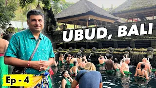 EP 4  Ubud Sightseeing, Bali,| Kanto Lempo Waterfall, Balinese Cusine, Tirta Empul Temple, Indonesia