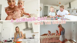 a summer day with the girlies! new house update + baby clothes haul