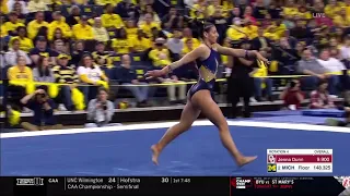 Nicoletta Koulos Floor Michigan vs Oklahoma 2023 9.925