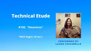 KISD Region 30 Technical Etude for Horn, Set C