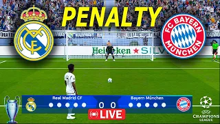 🔴 LIVE : Real Madrid vs Bayern Munchen | PENALTY | UEFA Champions League 2023/24 | PES GAMEPLAY