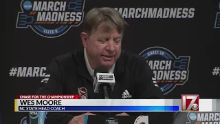 NC State coach talks about tough 2OT loss to UConn