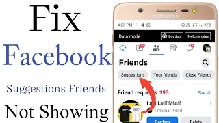 Facebook Friends suggestions Problem | People you may know 2023 Facebook suggested not working 2024