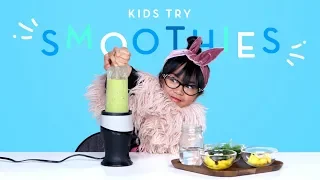 Kids Try Smoothies From Around The World | Kids Try | HiHo Kids