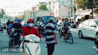 Как перейти дорогу во Вьетнаме. Безумное дорожное движение во Вьетнаме