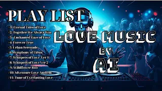 Love Songs Playlist 2024 💖 | Music Created By AI | Music.AI Channel