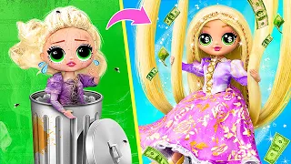 Tangled: Growing Up from Broke to Rich! 30 DIYs for LOL OMG