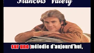 Karaoké François Valéry - Chanson d'adieu  1981