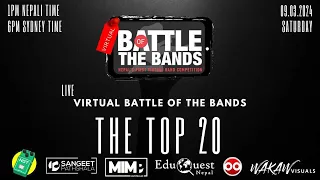 THE TOP 20 Announcement / Virtual Battle of the Bands / #vbotb