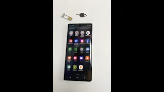 Samsung Galaxy Note 10 SIM Card & Micro SD How to Insert